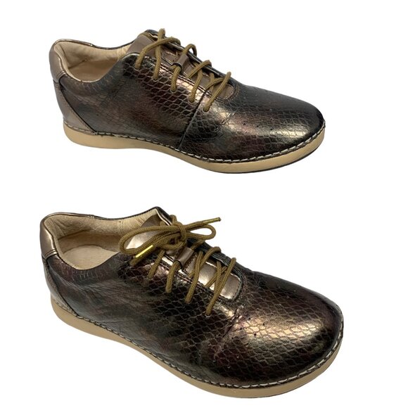 Alegria Essensce ESS-424 Metallic Textured Leather‎ Athletic Shoes - Picture 10 of 12